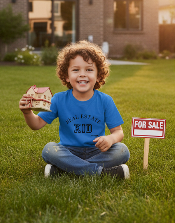 Real Estate Kid Basic Tee Shirt