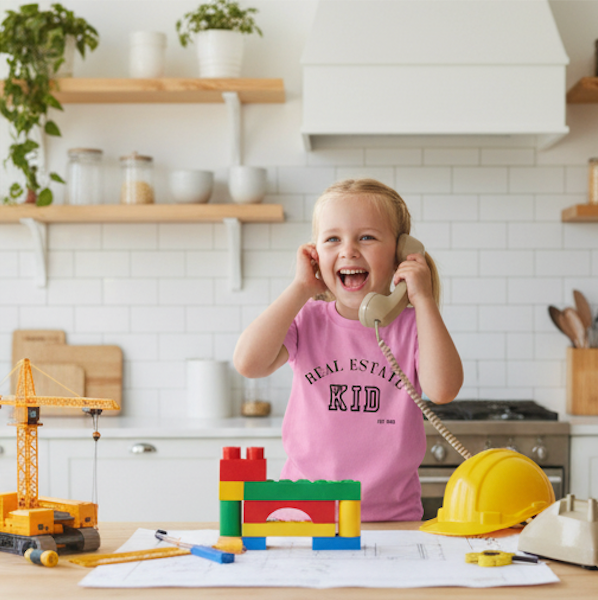 Real Estate Kid Basic Tee Shirt
