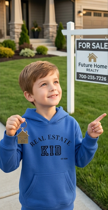 Toddler Real Estate Pullover Sweatshirt | Real Estate Kid