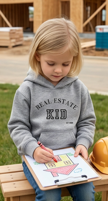 Toddler Real Estate Pullover Sweatshirt | Real Estate Kid