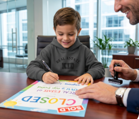 Real Estate Kid Hoodie Sweatshirt