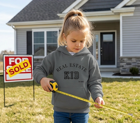 Real Estate Kid Hoodie Sweatshirt