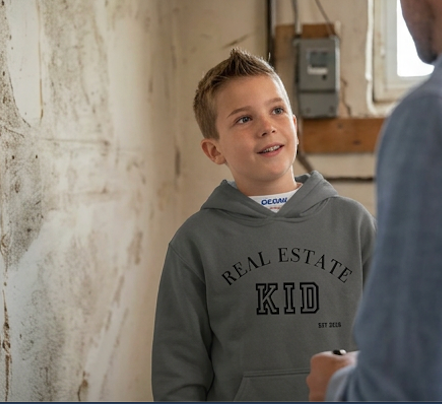 Real Estate Kid Hoodie Sweatshirt