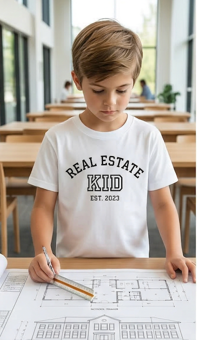 Real Estate Kid Basic Tee Shirt