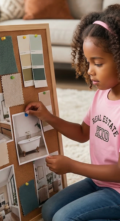 Real Estate Kid Basic Tee Shirt