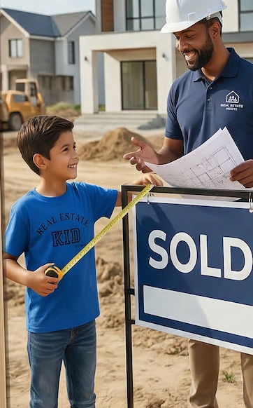 Real Estate Kid Basic Tee Shirt