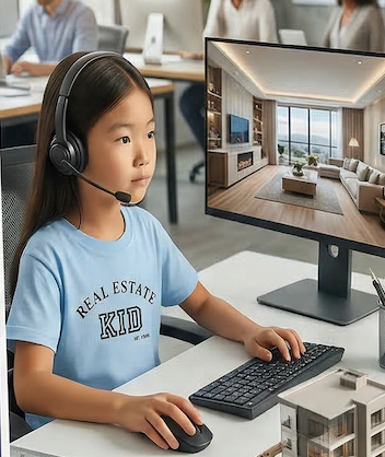 Real Estate Kid Basic Tee Shirt