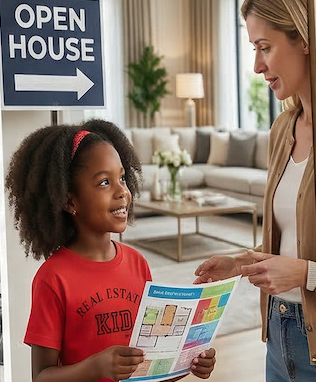 Real Estate Kid Basic Tee Shirt