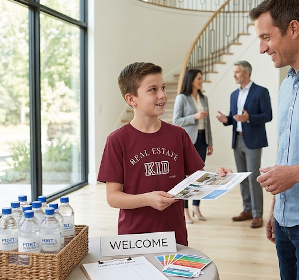 Youth Moisture Wicking Performance Tee – Kids Real Estate Shirt | Real Estate Kid