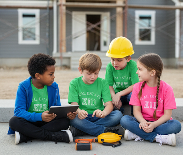 Youth Moisture Wicking Performance Tee – Kids Real Estate Shirt | Real Estate Kid