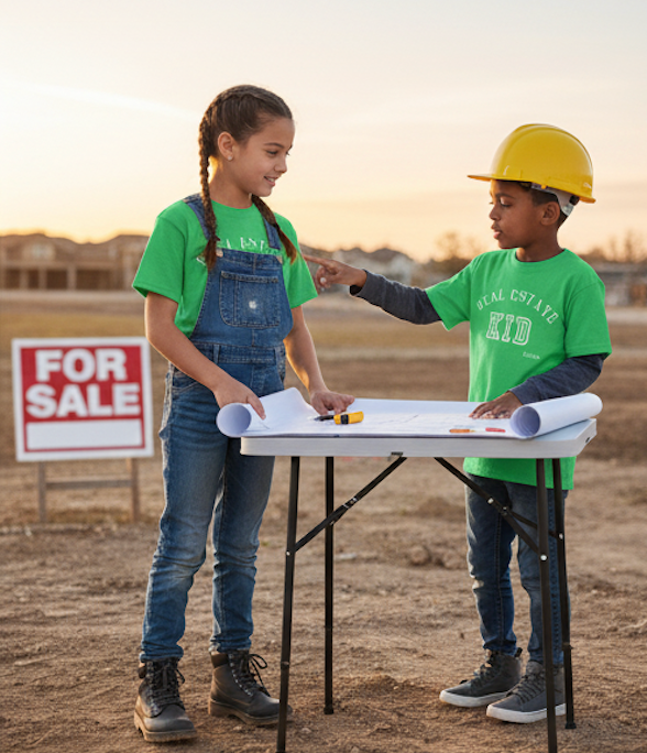 Youth Moisture Wicking Performance Tee – Kids Real Estate Shirt | Real Estate Kid